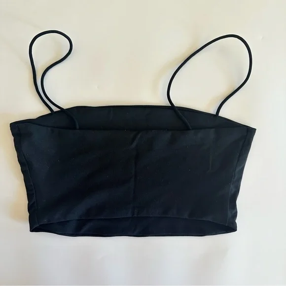 SHEIN Black Cropped Tank Top AND White Cropped Tank Top Bundle Size XS - Picture 7 of 10